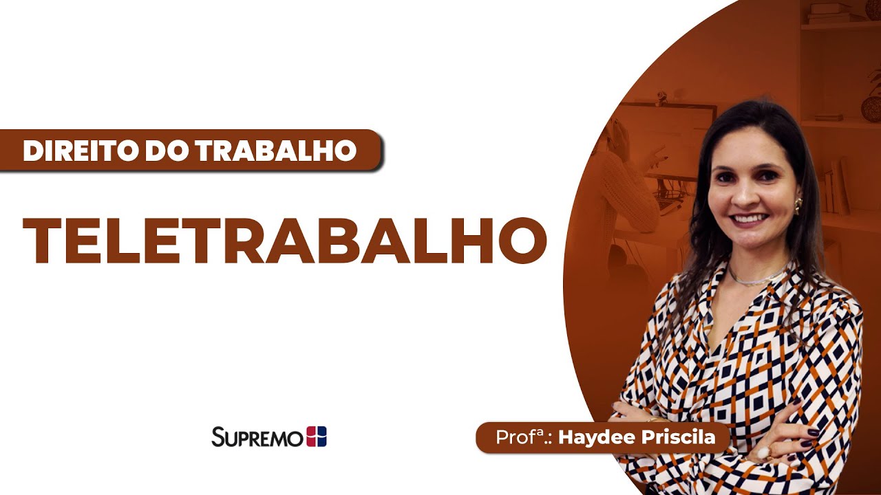 TELETRABALHO | Prof.&ordf;: Hayd&eacute;e Priscila