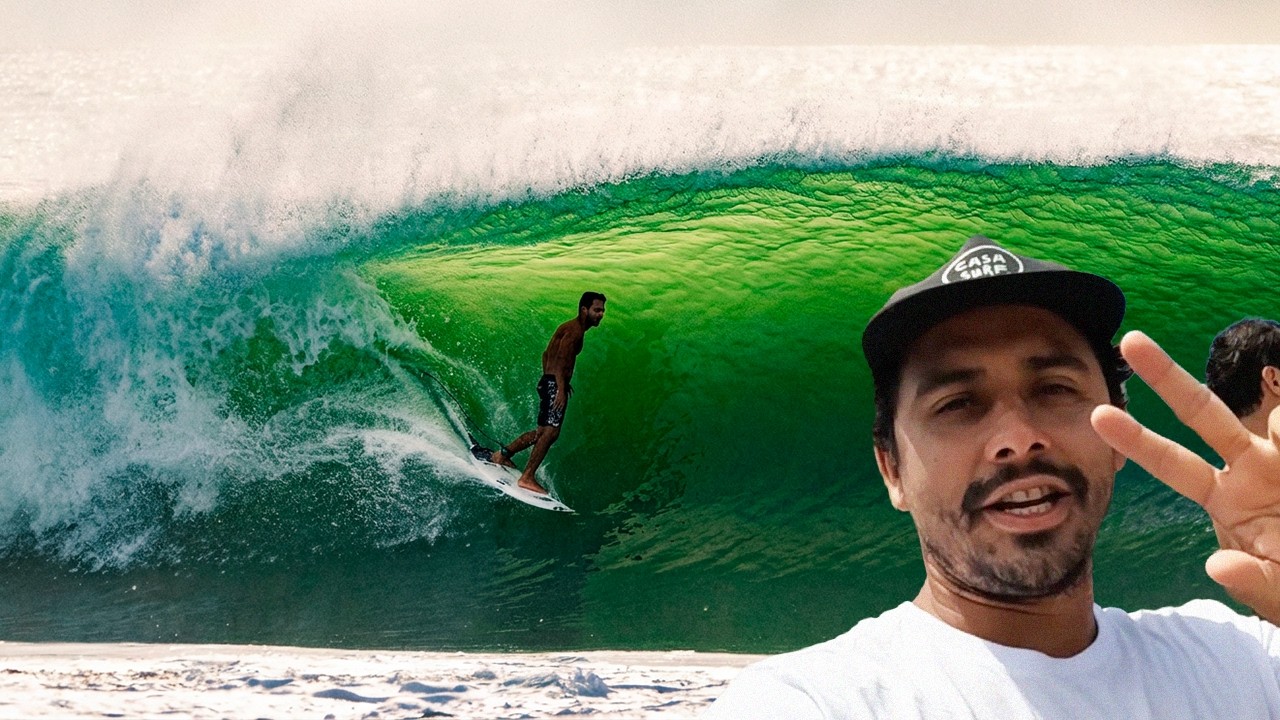 QUANDO O SWELL ENCAIXA EM SANTA CATARINA! SURFANDO NA BRAVA...