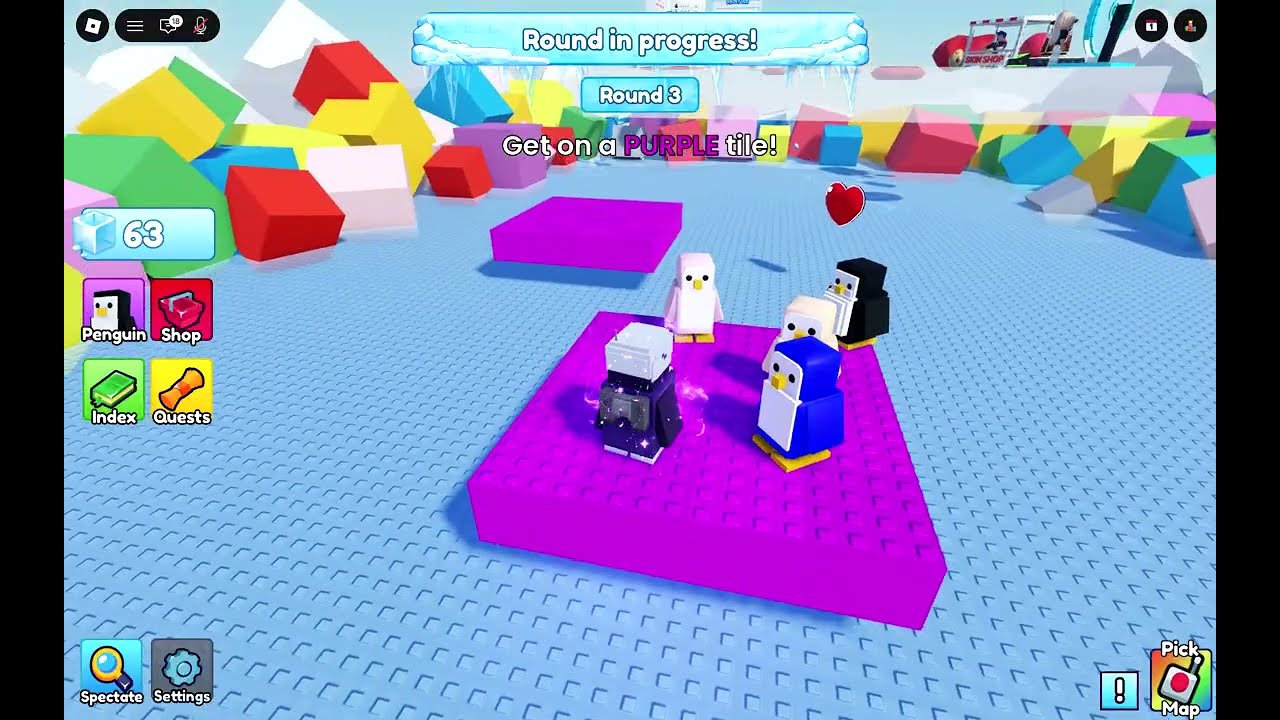 Knockout a funny penguin game