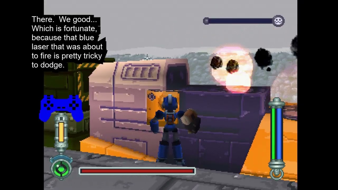 Mega Man Legends 2: Gemeinschaft with No Damage to Volnutt or Roll (Retroachievements, Very Hard)