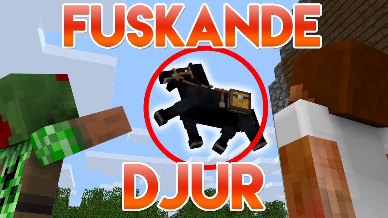 Fuskande Djur! 😠❌ Minecraft Farm Hunt Med Ufosxm