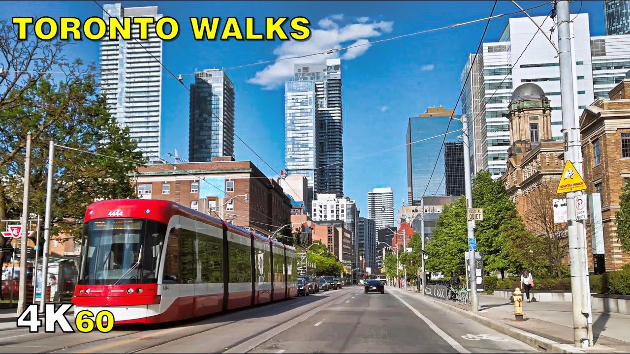 Toronto Walk - University Ave, Queens Park & Avenue Rd on June 1, 2020 [4K]