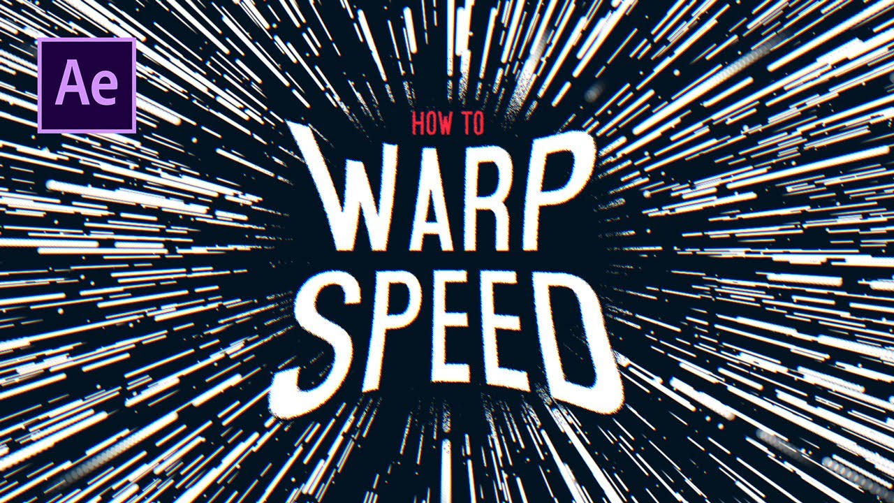 Как использовать WARP SPEED в After Effects
