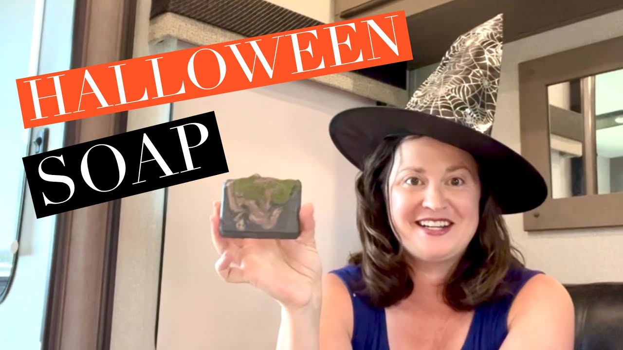 Making Halloween Soap: Witches Brew Cold Process Soap