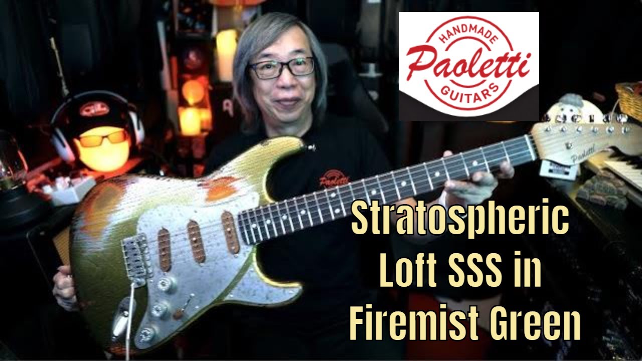 She's a beauty alright!!  Paoletti Stratospheric Loft SSS in Firemist Green