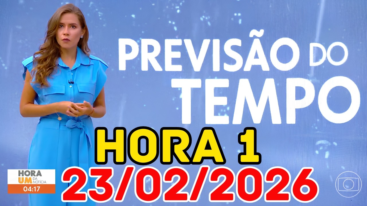 14 CAPITAIS EM RISCO: Alerta de temporais atinge quase todo o país | Previsão do Tempo Hora 1 23/02