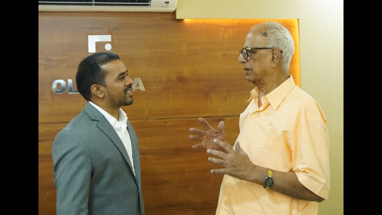 PS Gopalakrishnan The banking legend Visited Oleevia Grameen Credits.#Krishnakumarkt #OleeviaNBFC