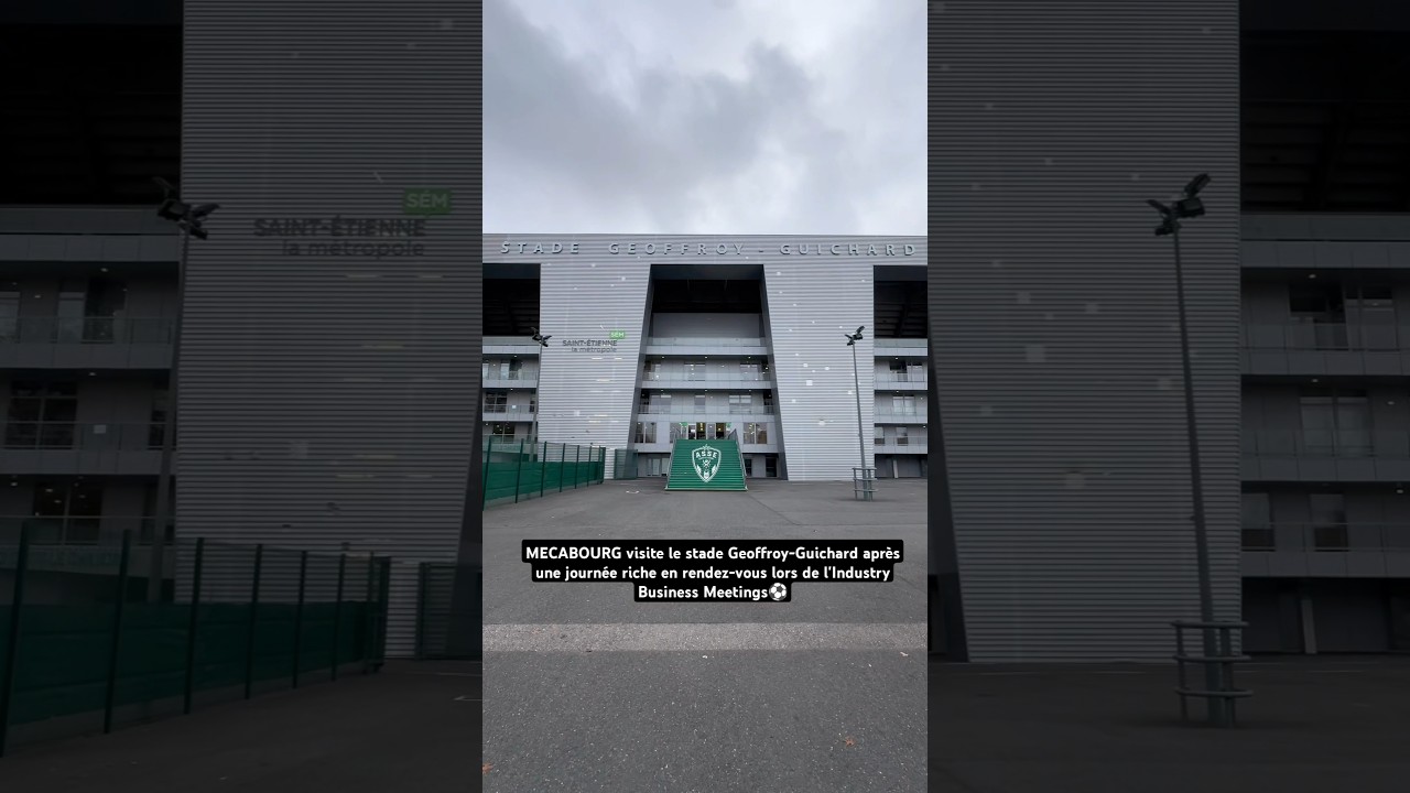 MECABOURG visite le stade Geoffroy-Guichard ⚽💼 #saint&eacute;tienne #industrybusinessmeetings
