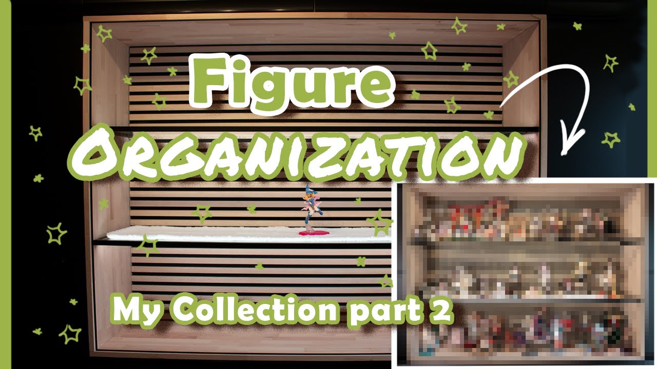 Organizing my entire Anime Figure Collection 👯‍♀✨ [ASMR like] || My Whole Collection Part 2