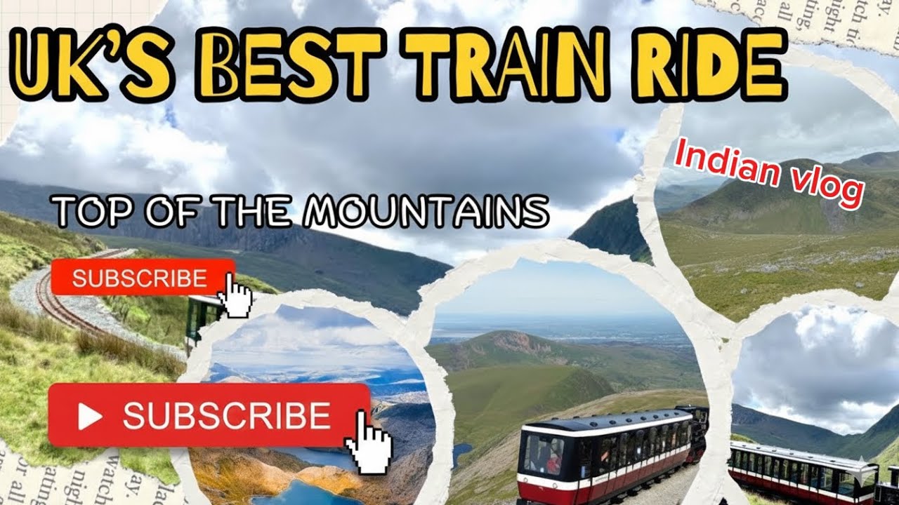 Is Beautiful Train Ride Par Zaroor Jaana! Snowdonia (UK) VLOG! #india #viralvideo #uk 