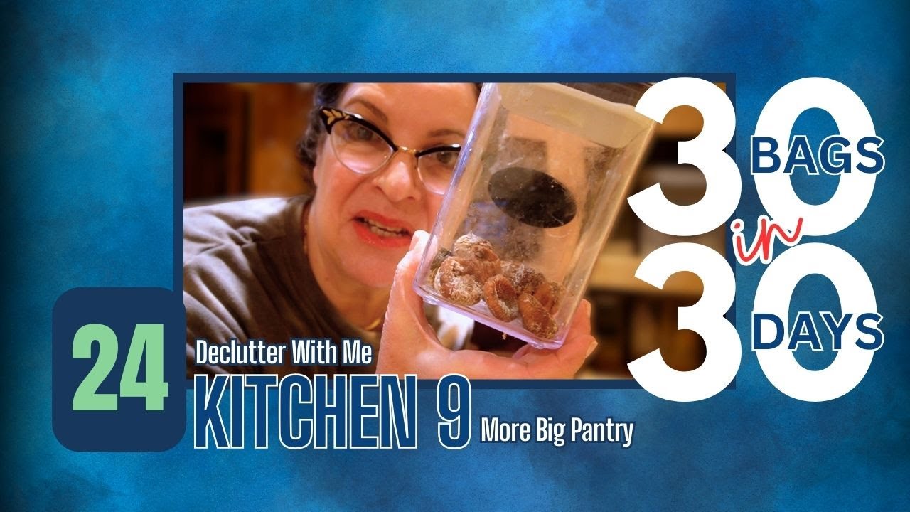30 Bags in 30 Days || Bag 24 || Declutter With Me || Kitchen 9 || Big Pantry 2