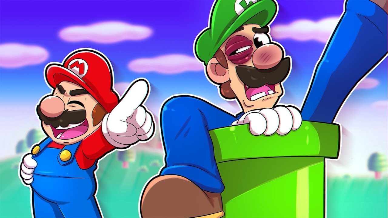O MARIO HUMILHA E MALTRATA O LUIGI! (ANIMAÇÃO)