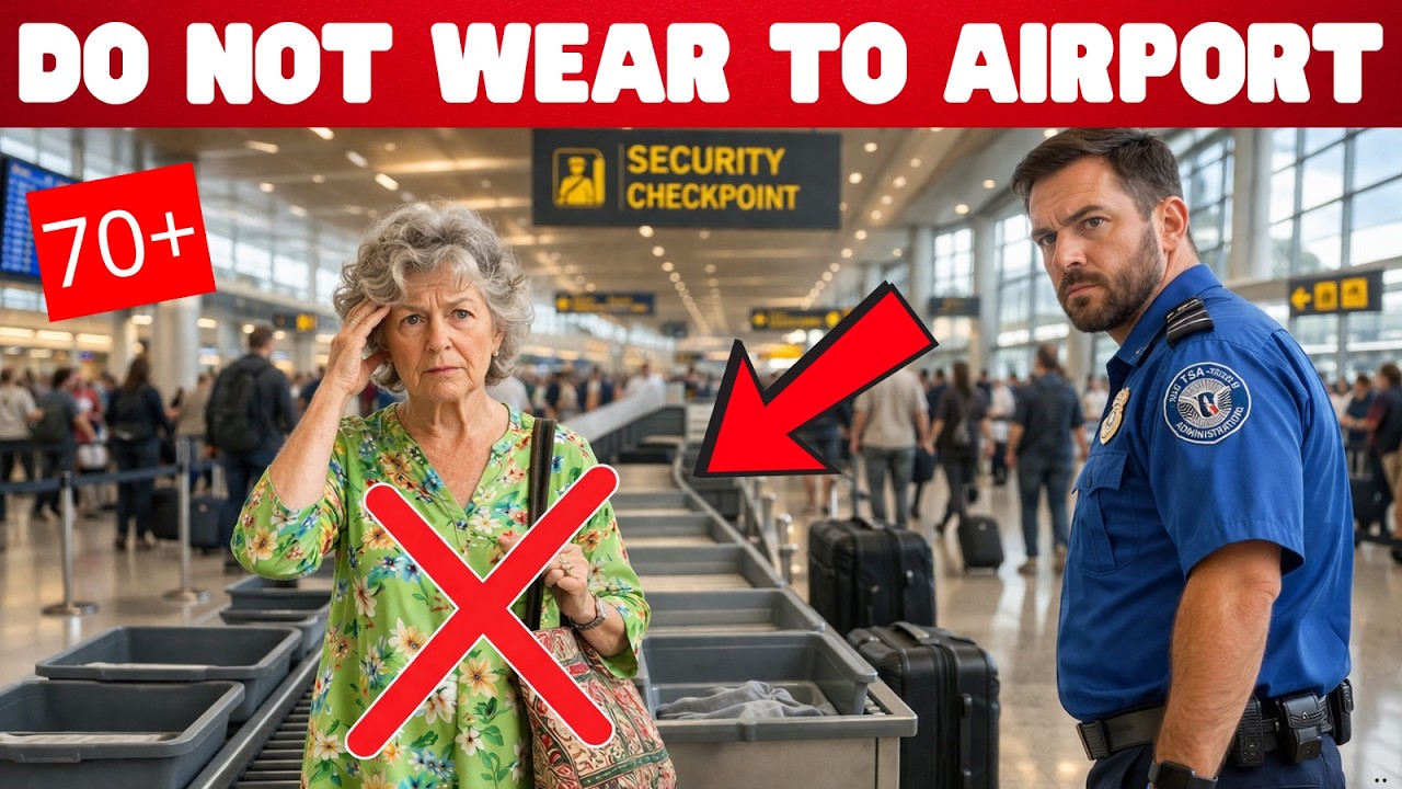 Flying After 70? 10 Travel Outfits You Should NEVER Wear to the Airport in 2026 (Huge Mistake!)