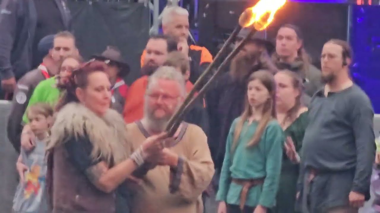 Castlefest 2025 wicker burning