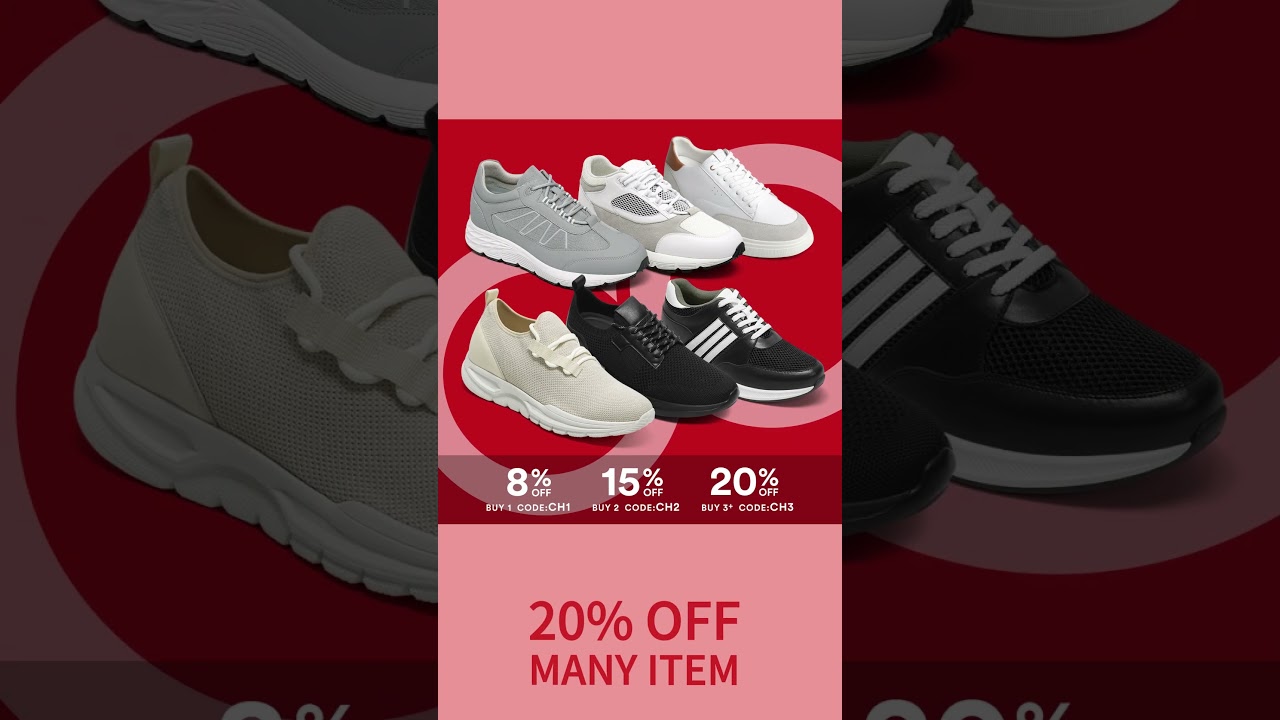 CHAMARIPA Look Taller Instantly?  Invisible Height Increase Shoes Up To 20% Off 💥 