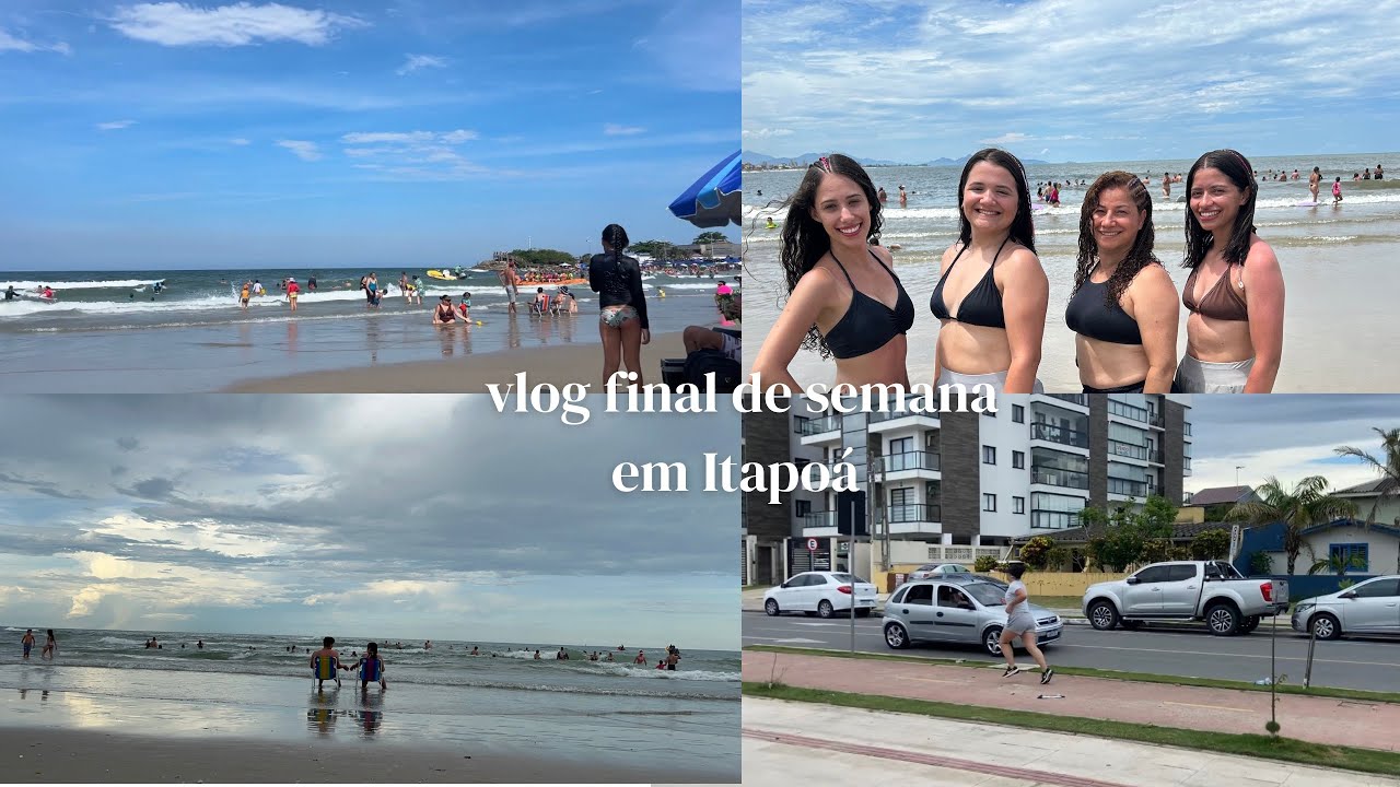 vlog de um final de semana na praia 🌊⛱️