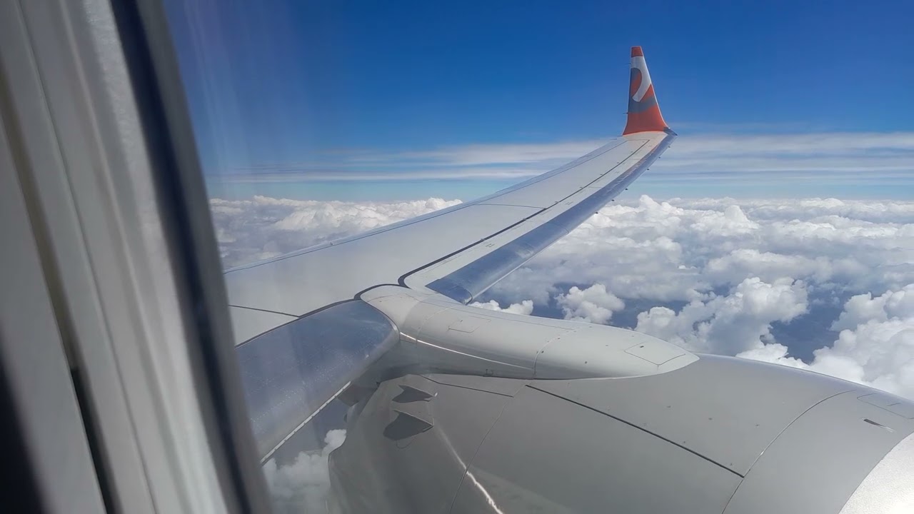 Pouso no Aeroporto de Aracaju no Boeing 737-800 da Gol