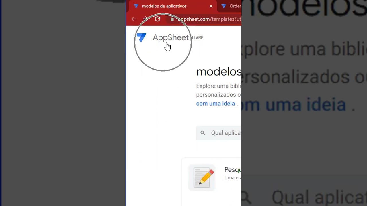 Crie um app DO ZERO e GRATUITO com o APPSHEET | SHORTS