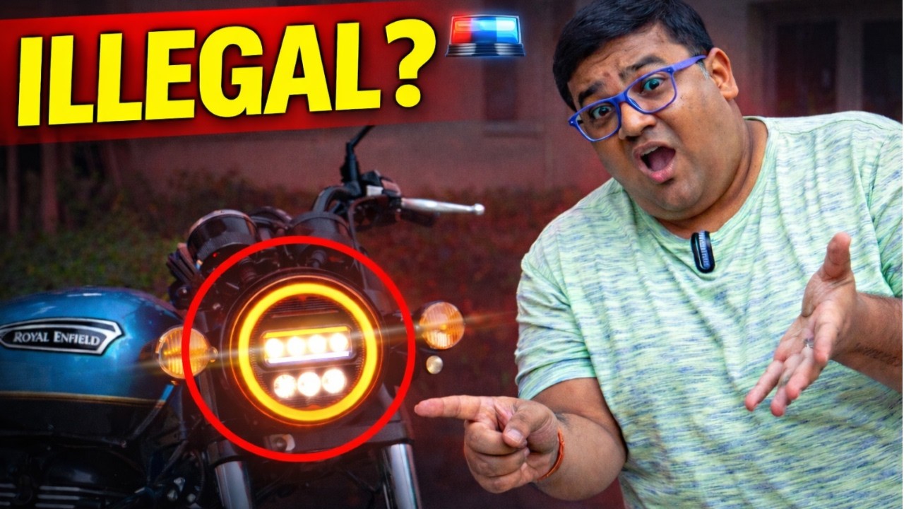 Aftermarket Headlights on Royal Enfield – Illegal? Fines, Risks & Legal Facts Explained |Vlog No 807