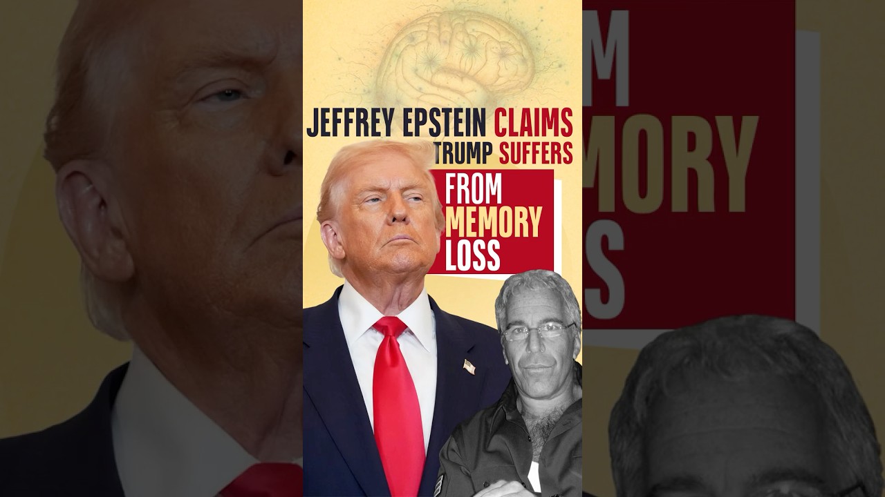 Джеффри Эпштейн утверждает, что Трамп страдает от потери памяти #shorts #shortsfeed #donaldtrump