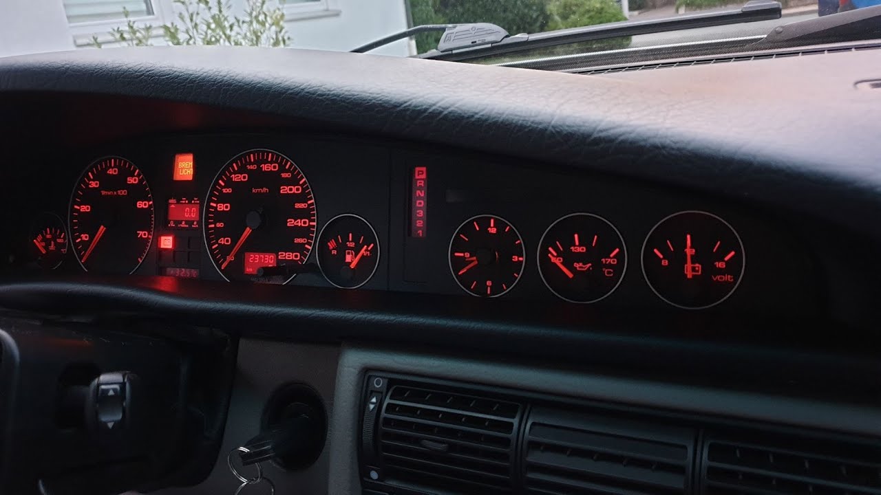 Audi A6 C4 2.6 - Tachobeleuchtung wechseln