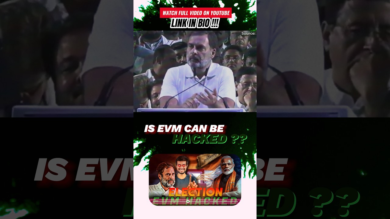 Is EVM HACKED?? #loksabhaelection2024 #evmhack #bjp