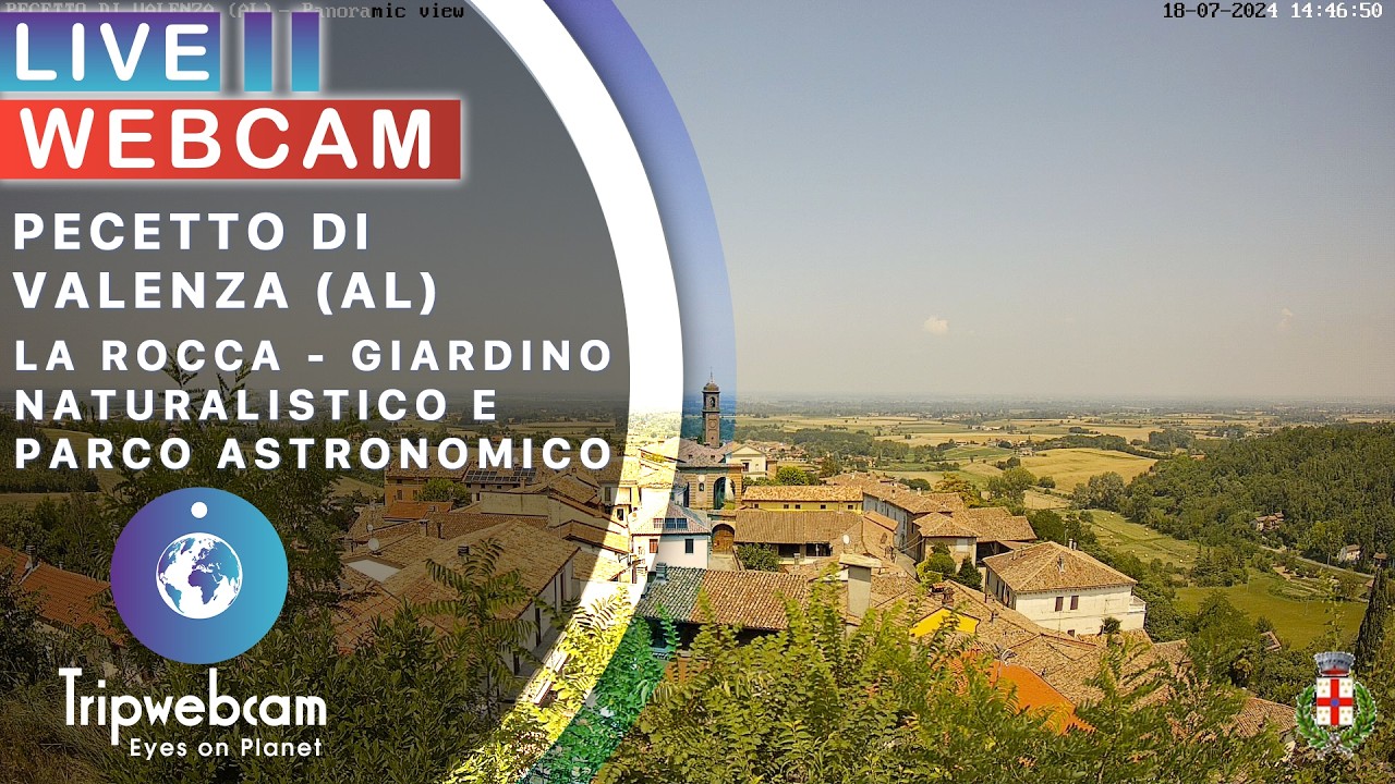 Pecetto di Valenza Live Webcam - 
