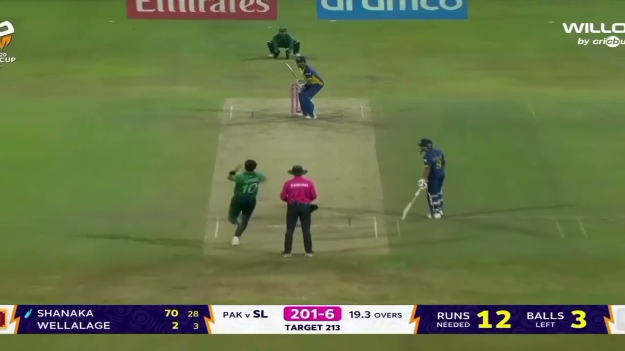 4 6 6 6 | Shaheen Afridi Last over Today vs Sri Lanka | Shanaka Batting | Pakistan vs Sri Lanka