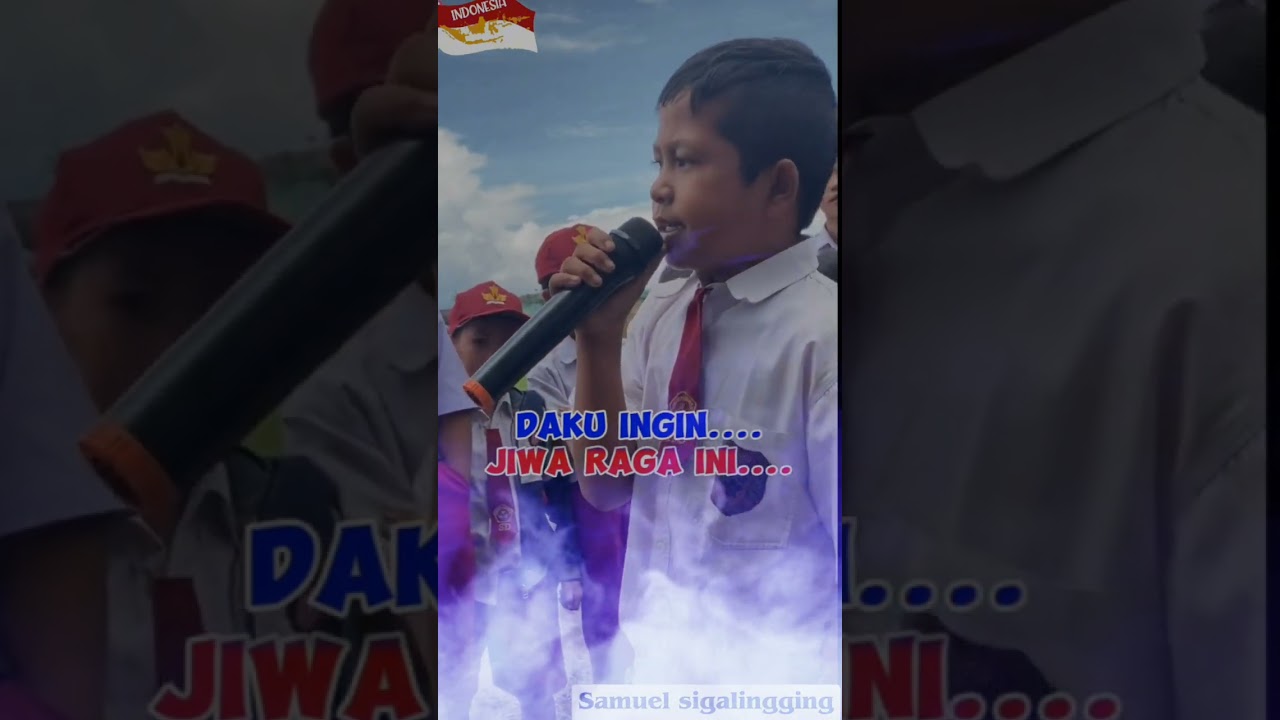 berkibarlah bendera negeriku versi samuel sigalingging kelas 3 SD  #benderanegeriku #merdeka #viral