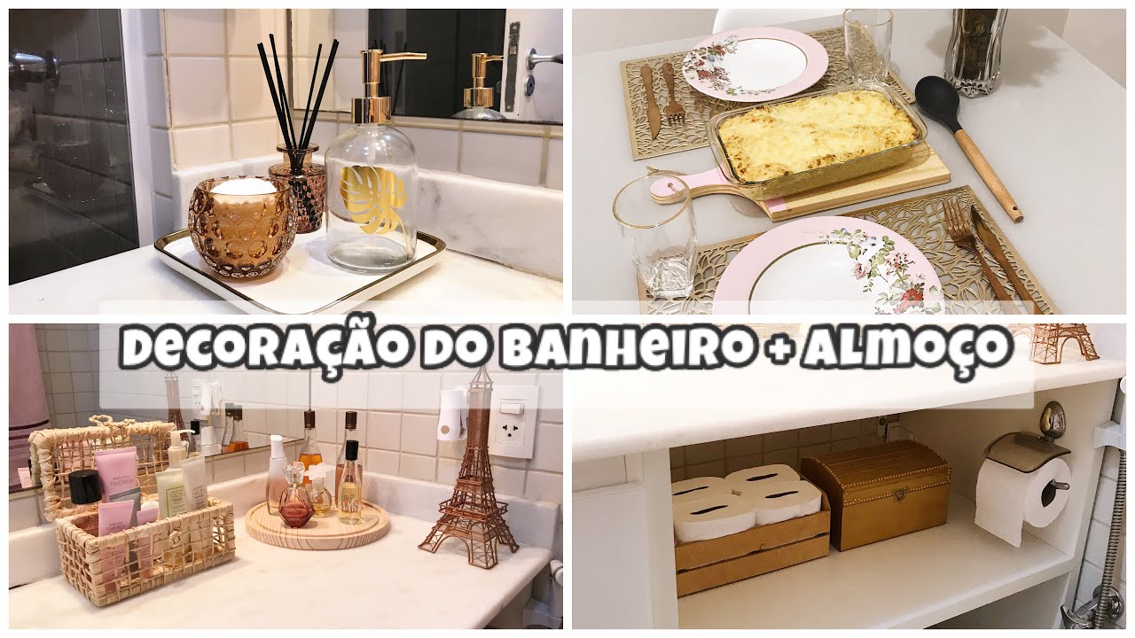 🚿 VLOG - Decoração do banheiro + almoço  😋 Fiz fricassé - Simplifique