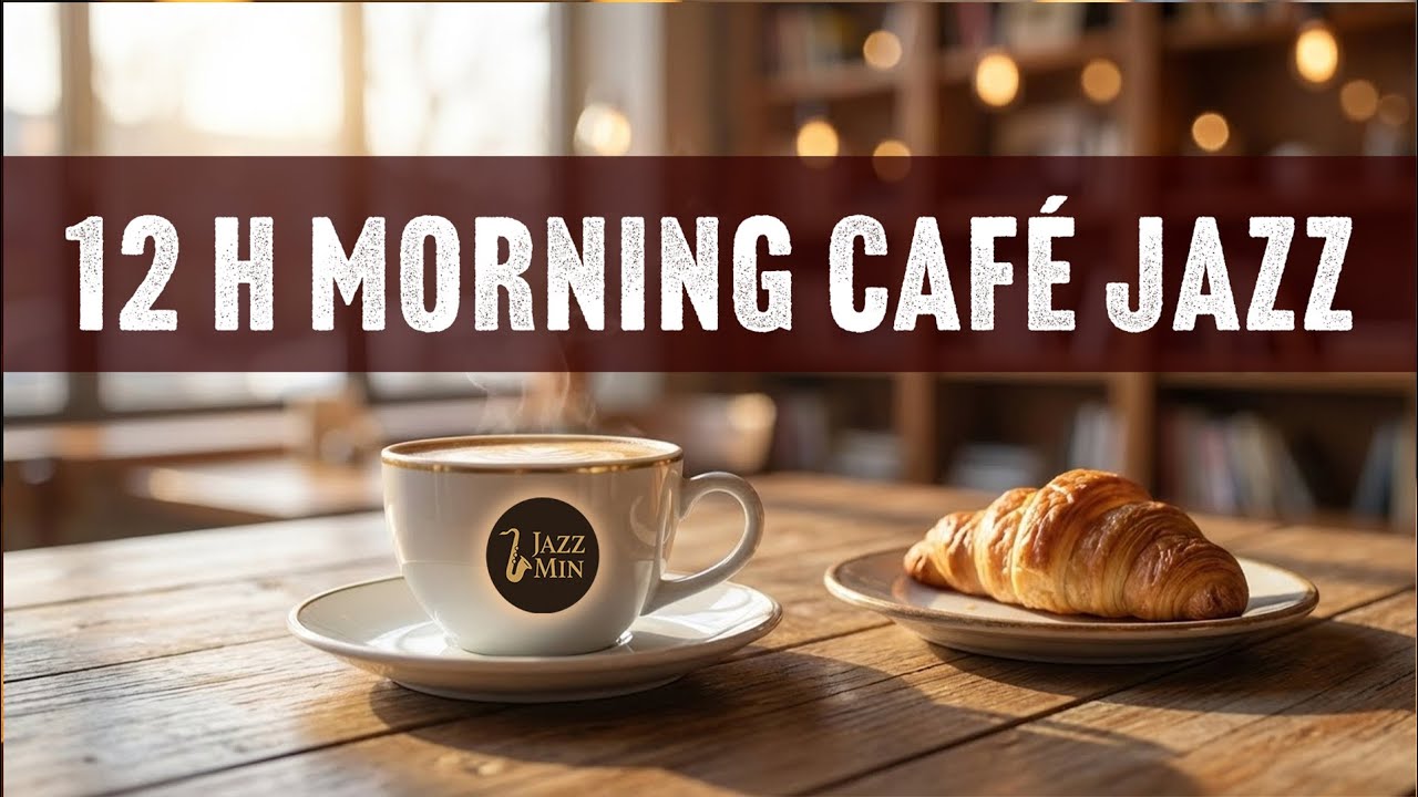 Cozy Morning Cafe Jazz - 12 Hours Coffee Shop Ambience for Peaceful Mornings