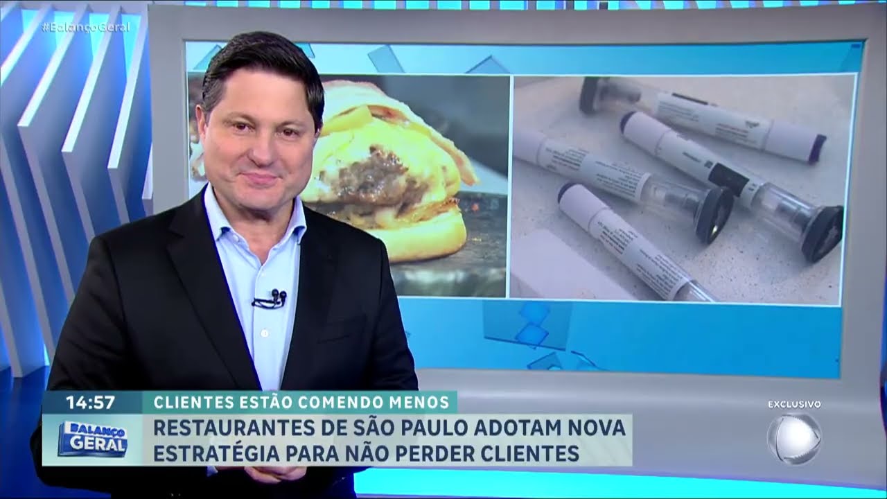 Uso de canetas emagrecedoras muda hábitos e desafia restaurantes no Brasil
