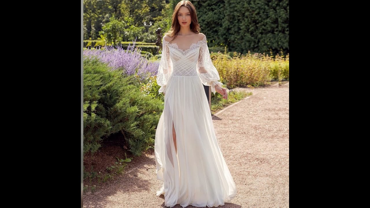 BOHO WEDDING DRESS | BOHEMIAN BRIDE DRESS | MINIMALIST WEDDING