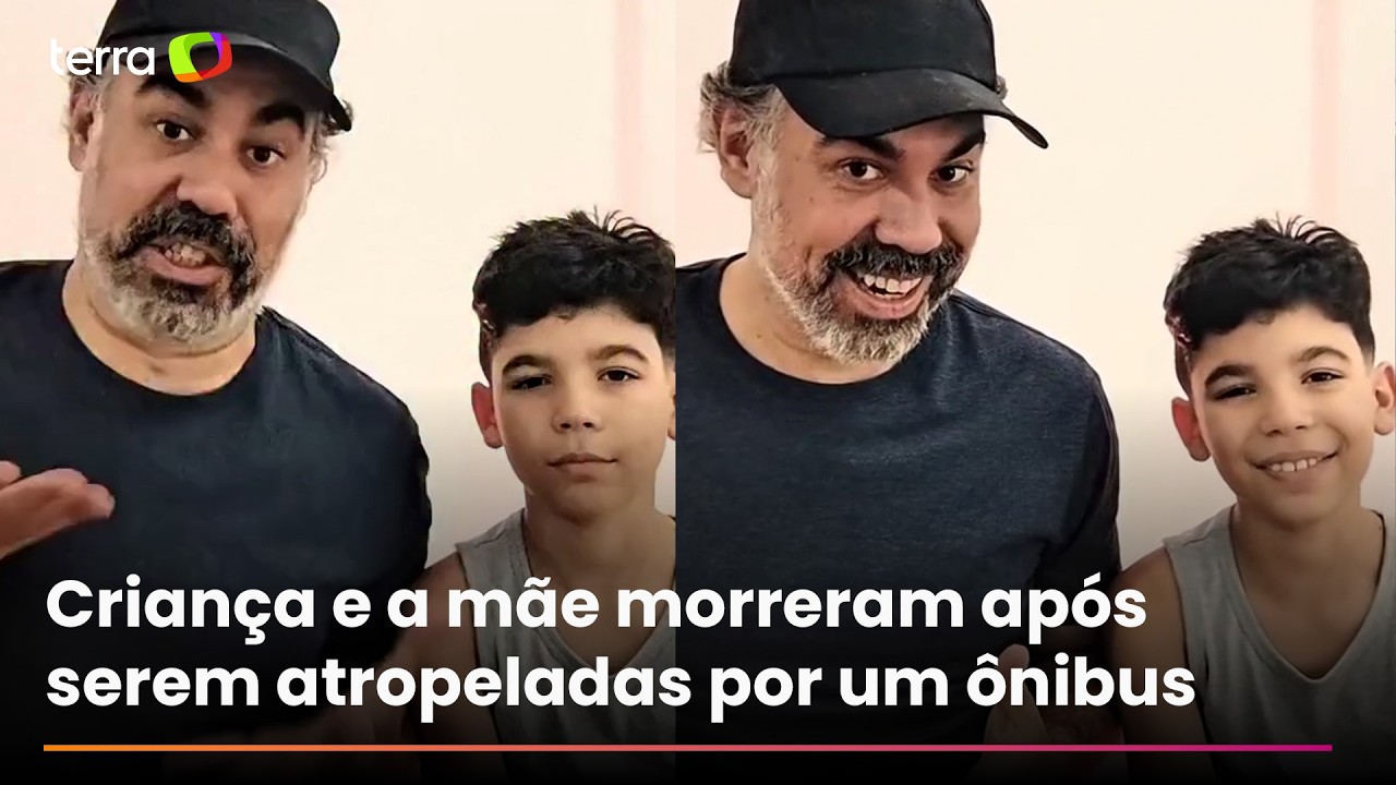 Humorista publica v&iacute;deo in&eacute;dito com filho que morreu em acidente: 'Te amo enquanto eu viver'