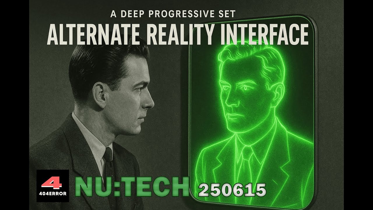 deep progressive techno vinyl mix 2025 - Alternate Reality Interface