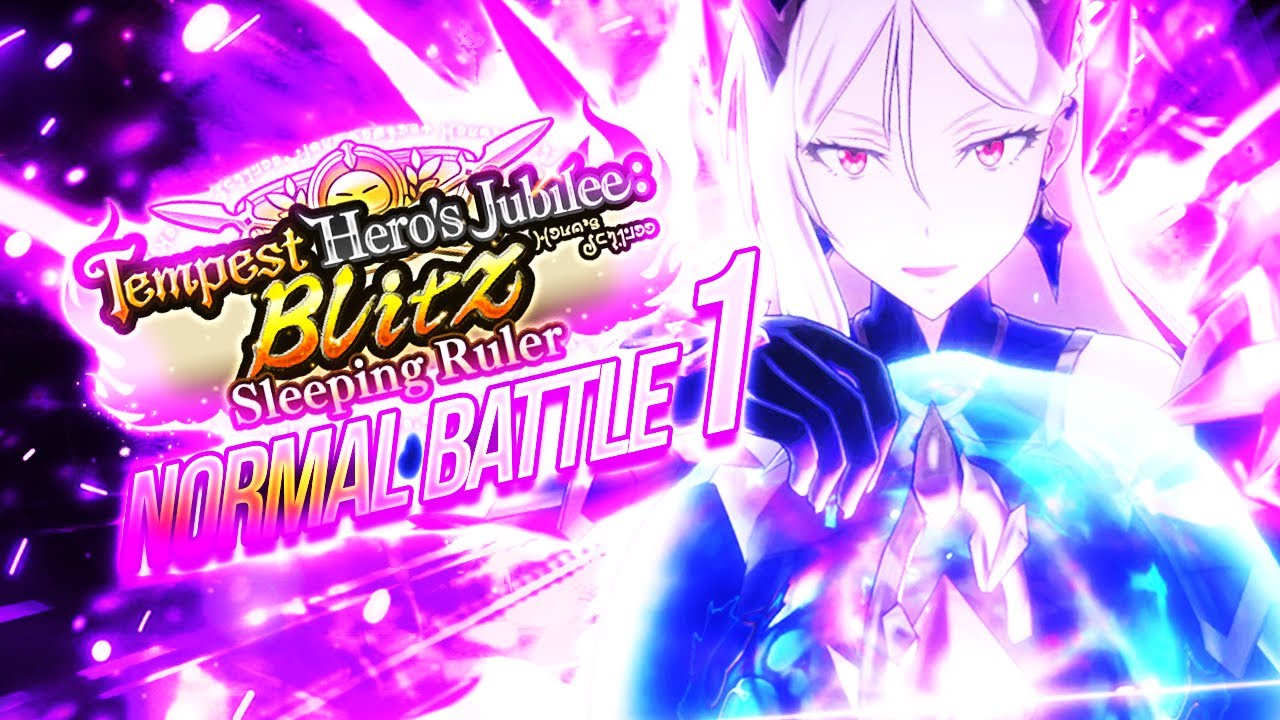 MAX SCORE WITH BLANC! TEMPEST HERO'S JUBILEE BLITZ NORMAL BATTLE 1! (Slime: Isekai Memories)