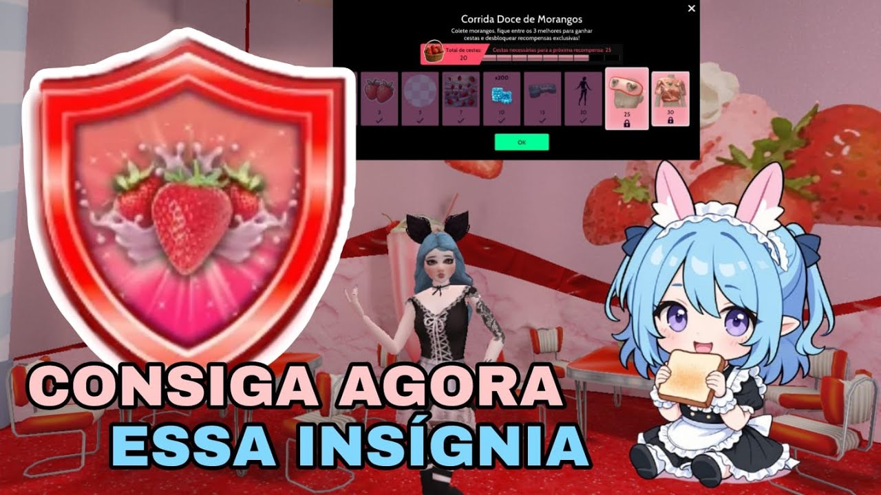 COMO fazer o NOVO evento SWIRLIE'S DINER para conseguir a INSIGNIA de MORANGO! 2026 (avakin life)