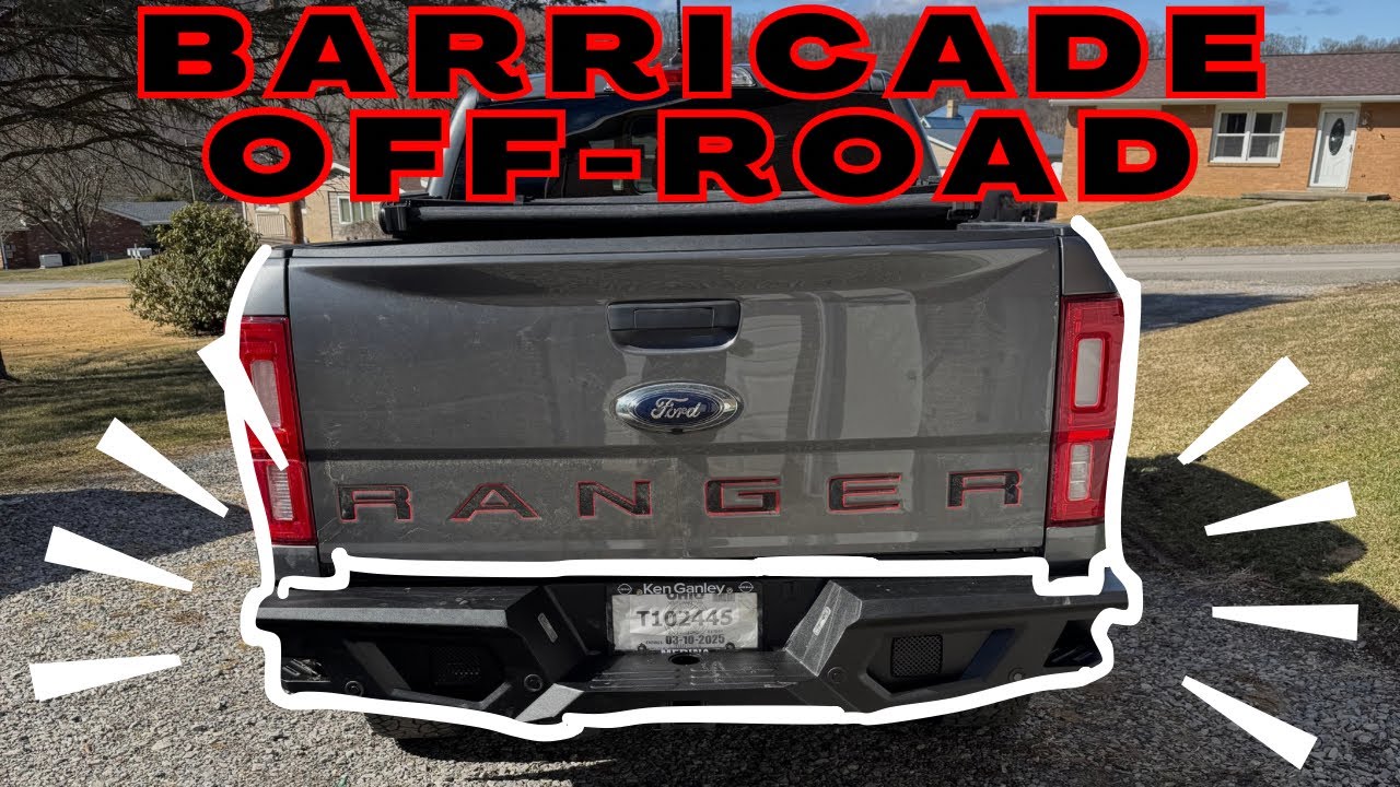 Barricade HD Off-Road Rear Bumper | Installation on my 2019-2023 Ford Ranger