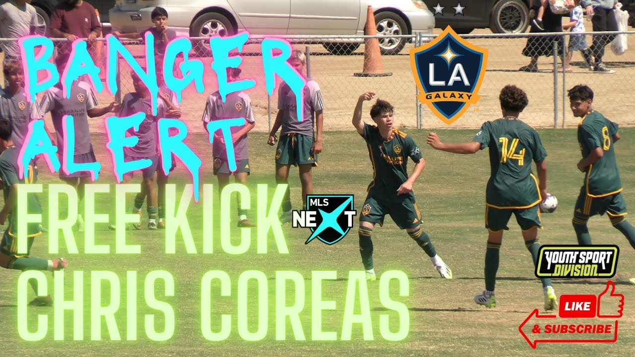 MLS NEXT U17 LA GALAXY ACADEMY VS TFA HIGHLIGHTS-BANGER ALERT HUGE FREE KICK