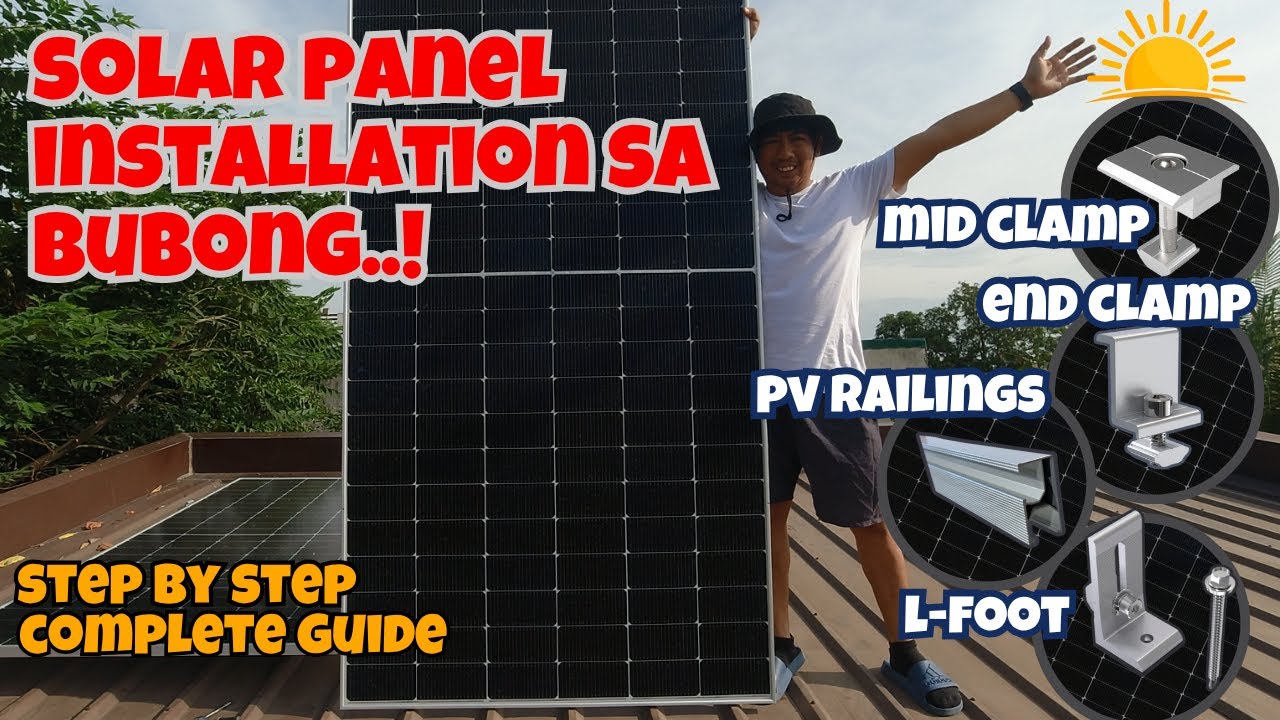 Paano Mag-Install ng Solar Panel sa Bubong (Full Step-by-Step Tutorial) |OFF GRID solar setup