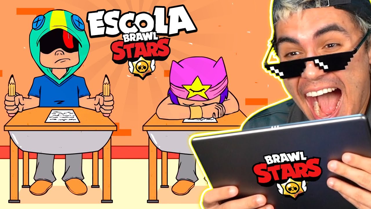 A ESCOLA DO BRAWL STARS!! MELHORES DESENHOS ANIMADOS!!