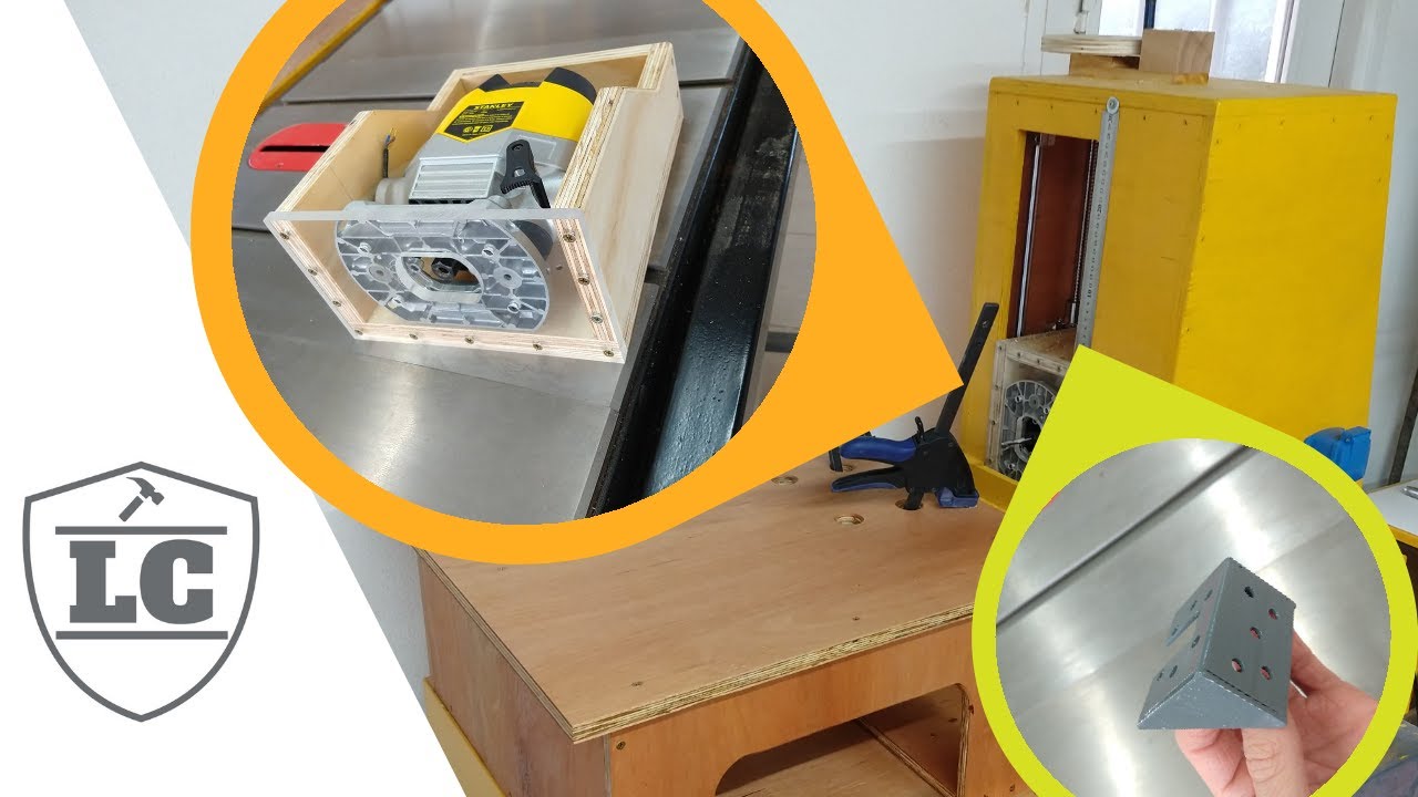 Soportes para router y tuerca de bolas recirculantes (Router 3D - Parte 3)