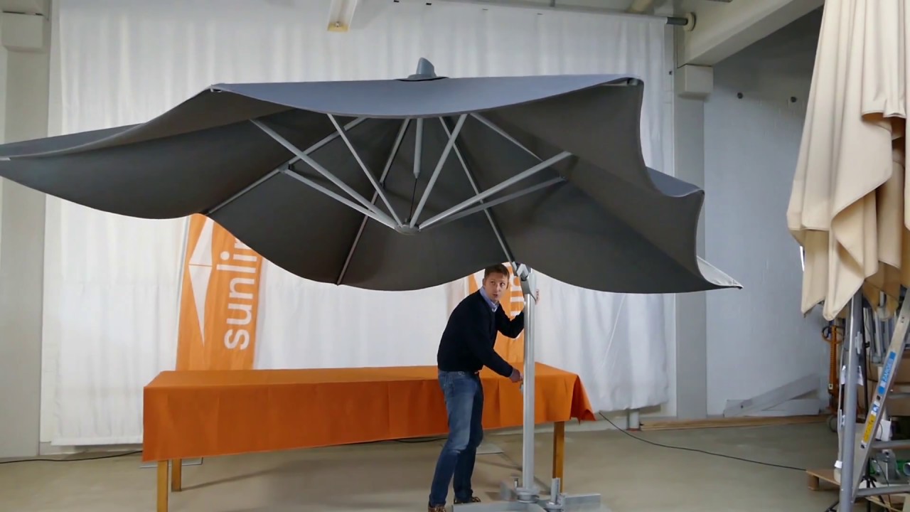 SunLiner unboxing Saint Tropez XL Zangenberg Ampelschirm
