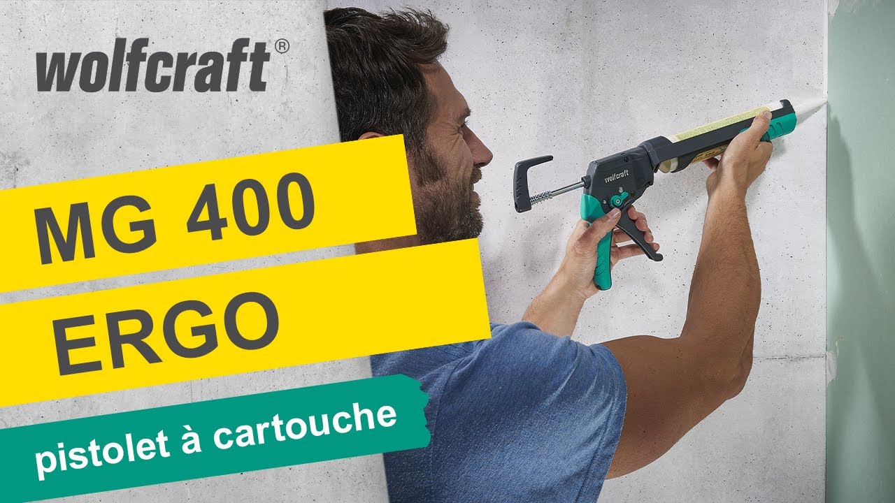 Pistolet à cartouche ergonomique & adapté à toute taille de main - MG 400 ERGO