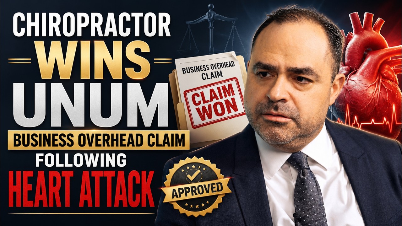 Chiropractor Wins UNUM Business Overhead Claim Following Heart Attack
