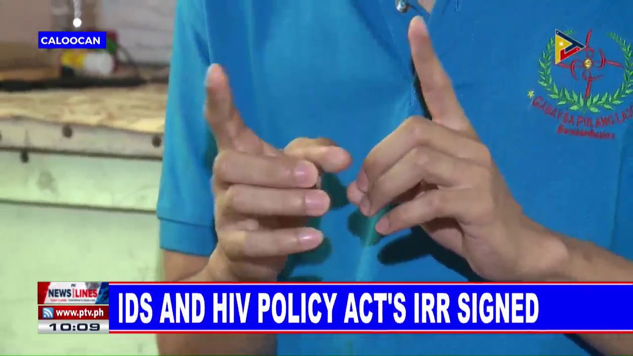 PH AIDS and HIV Policy Act's IRR signed