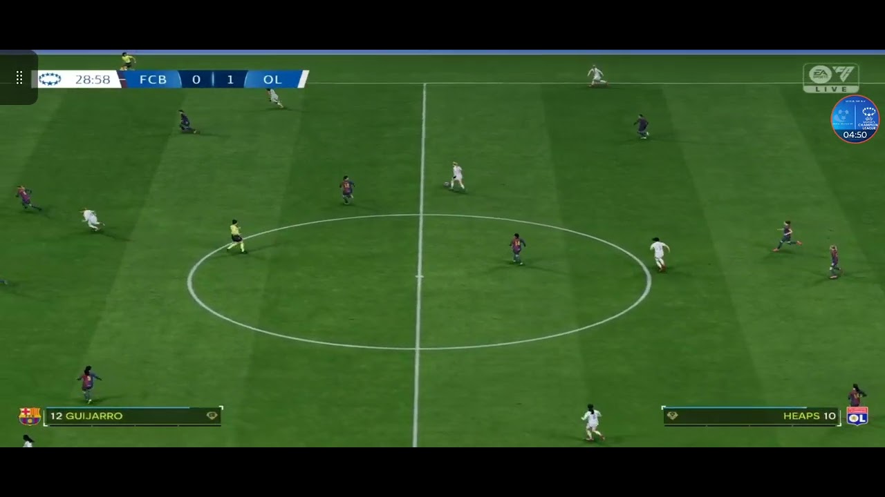 Barcelona x Lyon - 3ª Rodada - UEFA Women's Champions League 26-27 #eafc25 #uwcl 