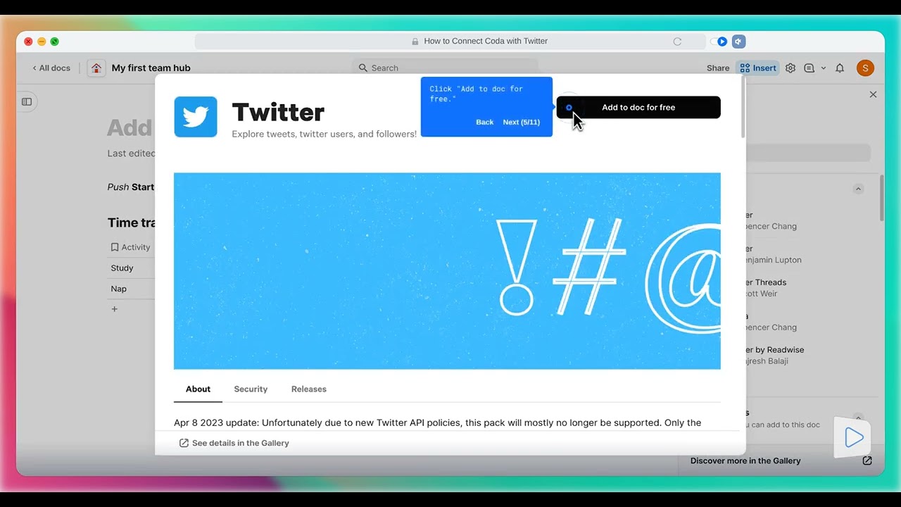 How to Connect Coda with Twitter for Integration (Step-by-Step)