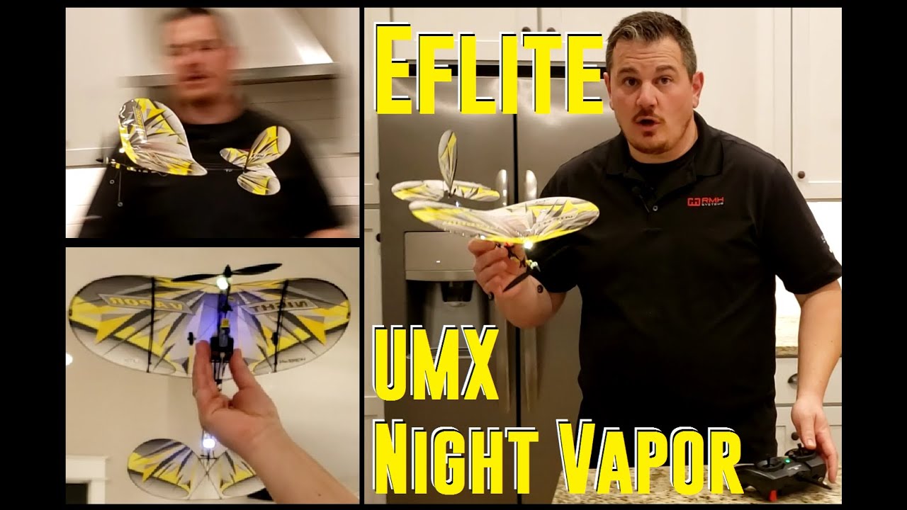 E-flite - Night Vapor UMX - RTF & BNF Unbox, Radio Setup, & Maiden Flights