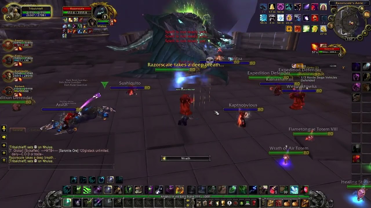 Razorscale must die !  weekly quest ! Warmane